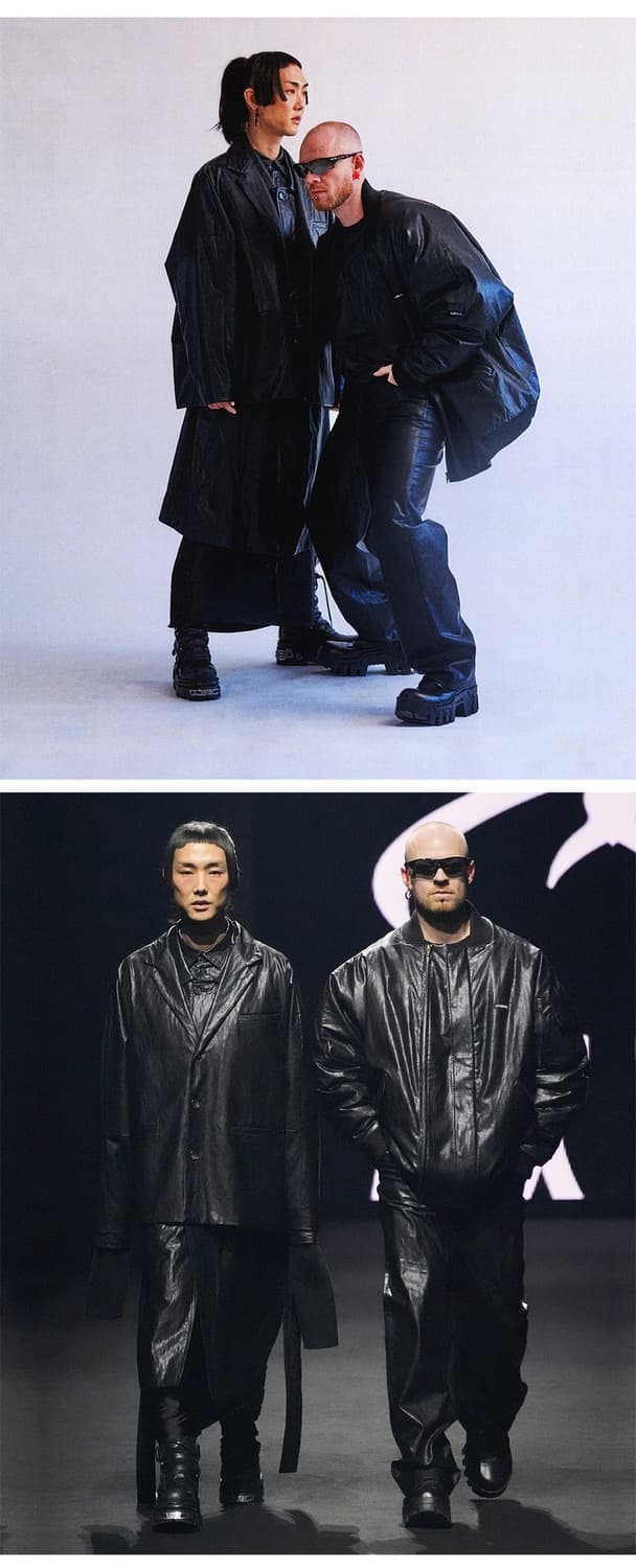 아조바이아조 비건 배트윙 오버사이즈 블레이저 상품이미지3