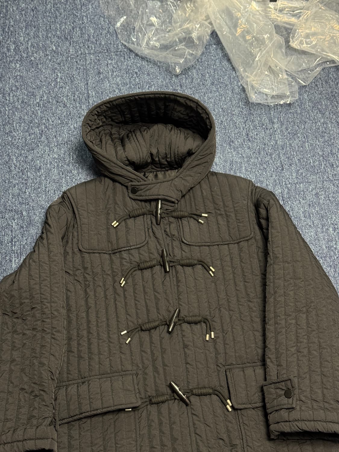 [2] 밈더워드로브 맥시 패디드 더플 코트 상품이미지3