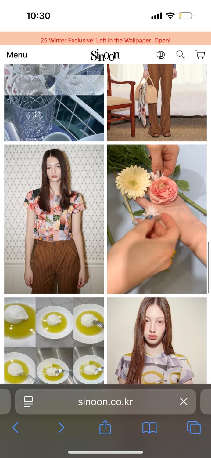 시눈 크롭 티셔츠 상품이미지2