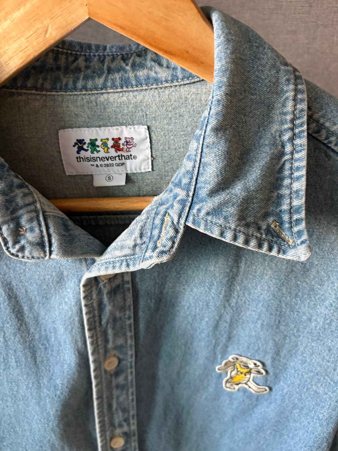 디스이즈네버댓 데님셔츠 상품이미지2