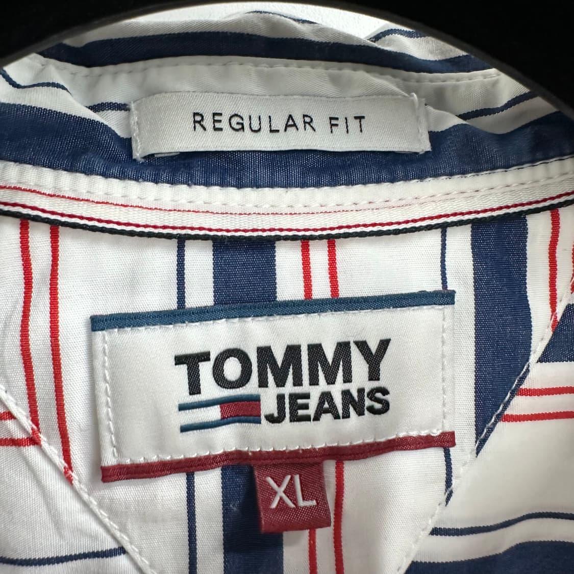 100 타미힐피거 남자 스트라이프 셔츠 상품이미지3