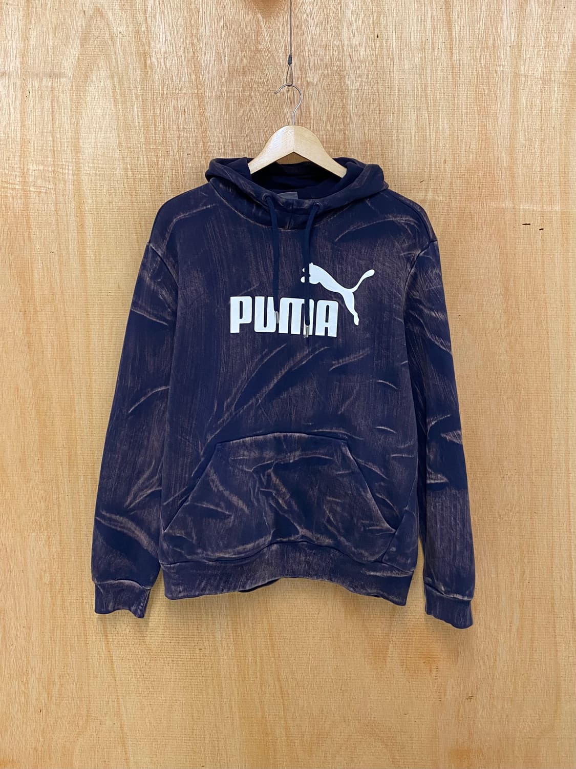 PUMA bleach washed hood t-shirts 디지털 프린팅 상품이미지4