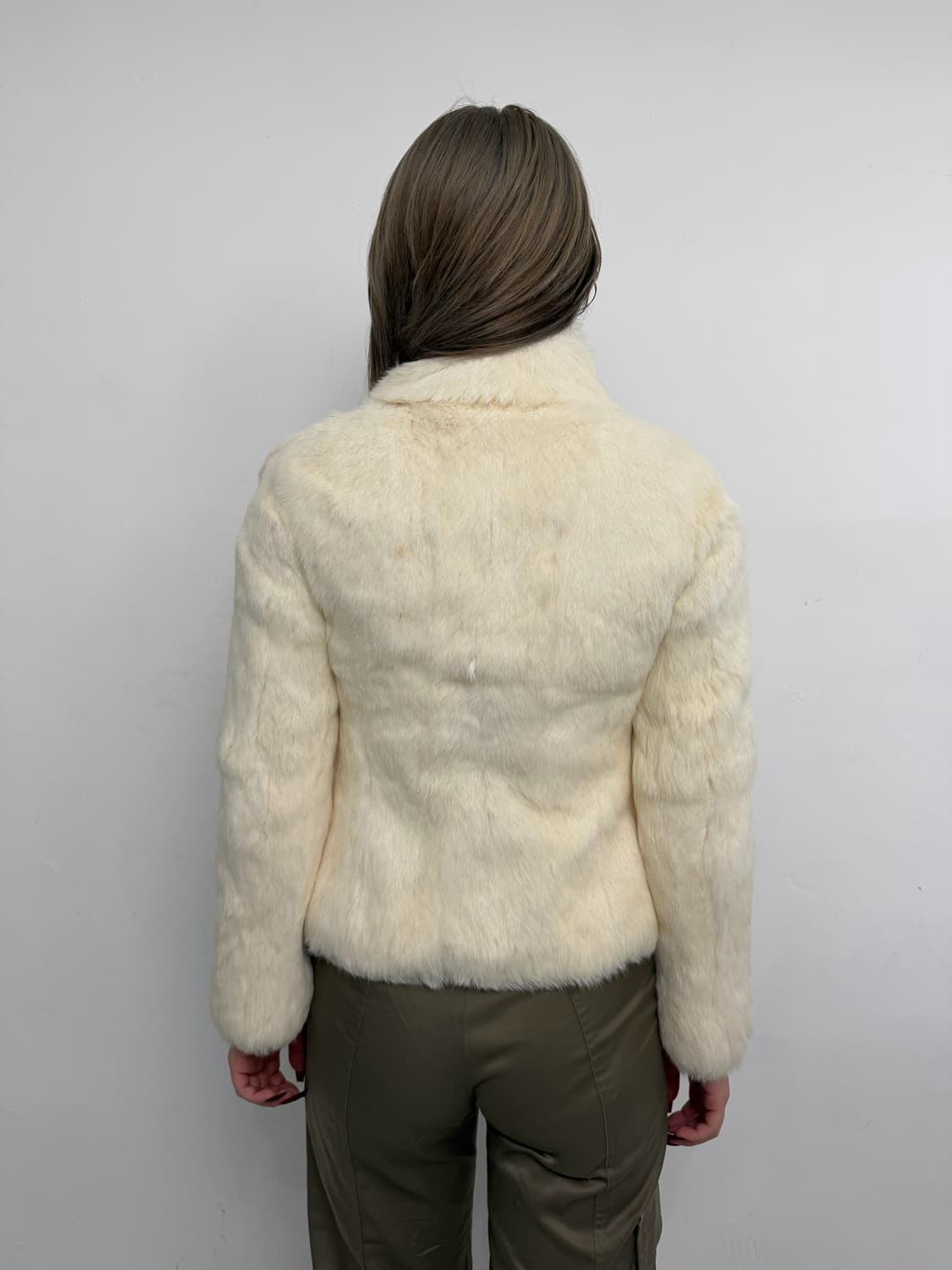 아이보리 토끼퍼 자켓 상품이미지6