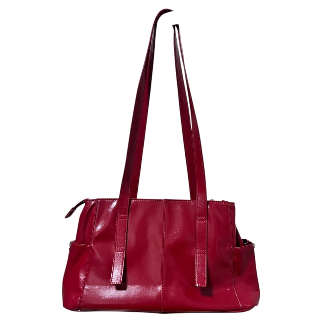 스퀘어라인 마리오 숄더백 크랙 레드 상품이미지6