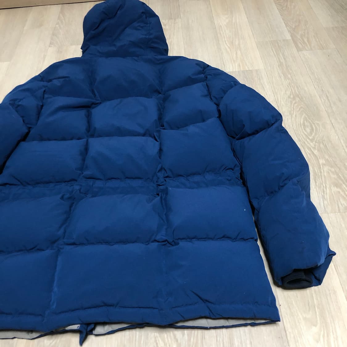 (M) 에디 바우어 EDDIE BAUER 카라코람 구스다운 패딩 파카 블 상품이미지10