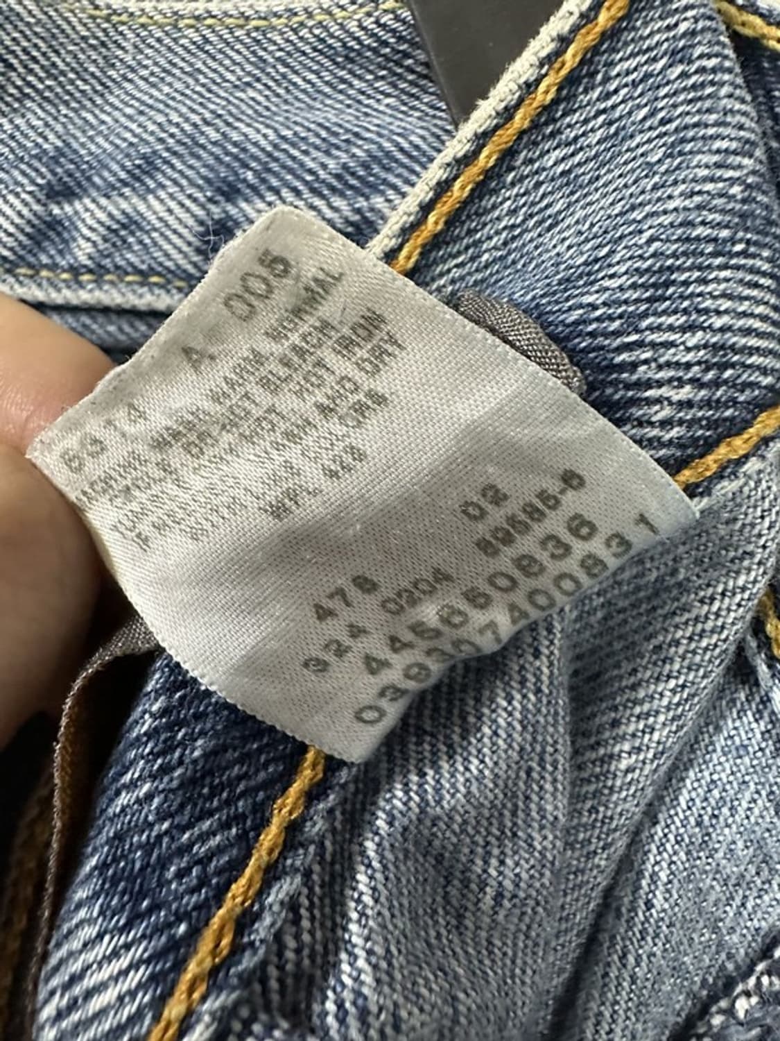 [W36L34] LEVI'S 리바이스 00s 실버탭 오리지널 빈티지 상품이미지7