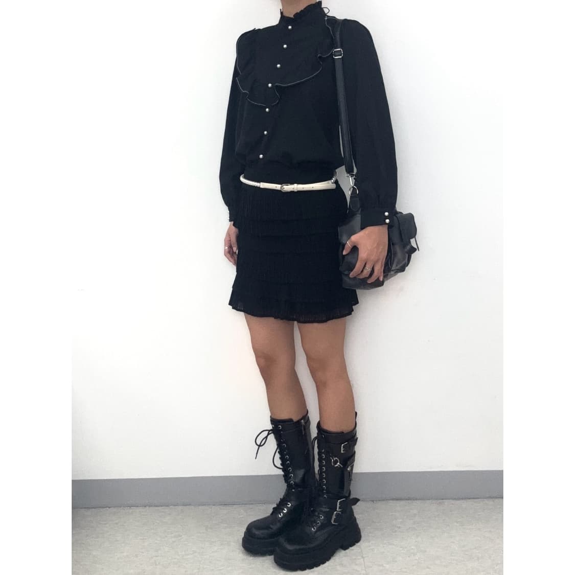 빈티지 블랙 캉캉 스커트 상품이미지10