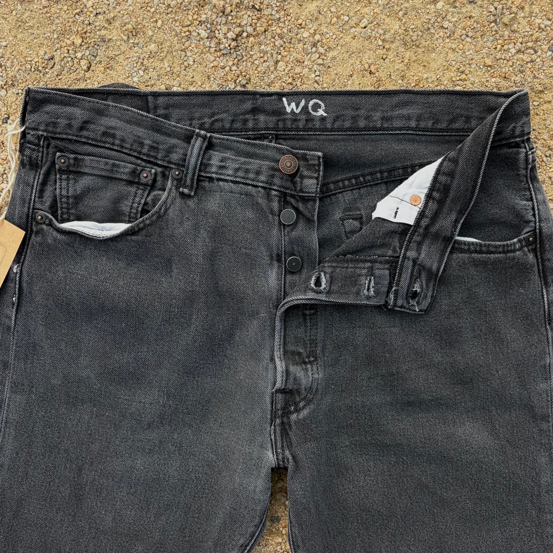 리바이스 501 스트레이트 블랙진 (34)   상품이미지5