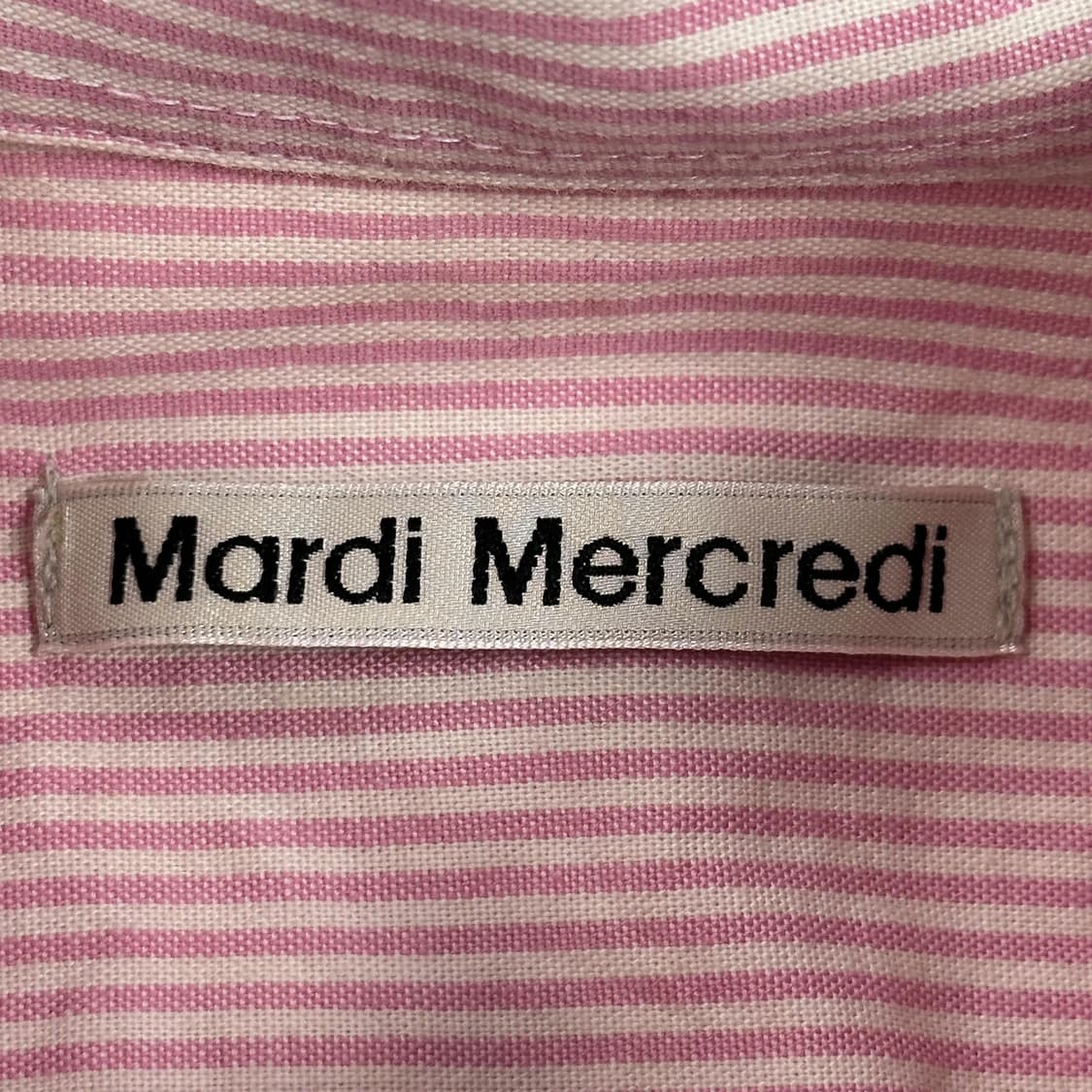 마르디 메크르디 핑크 스트라이프 셔츠 (Free 여성추천) 상품이미지5
