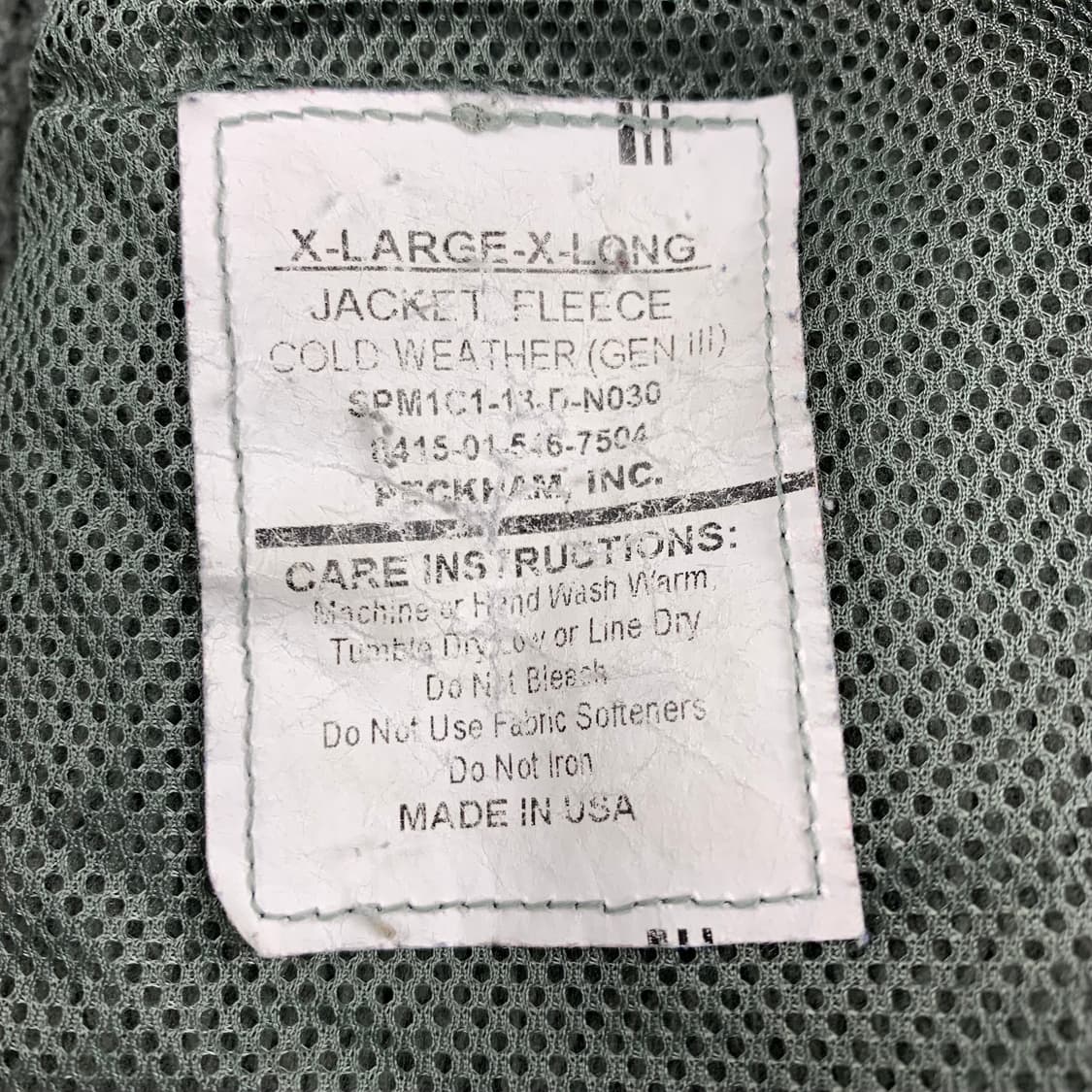 US ARMY ecwcs gen3 미군 폴라텍 플리스 자켓 상품이미지6