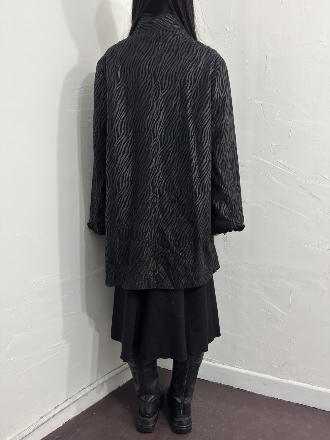 zebra fur coat 상품이미지5