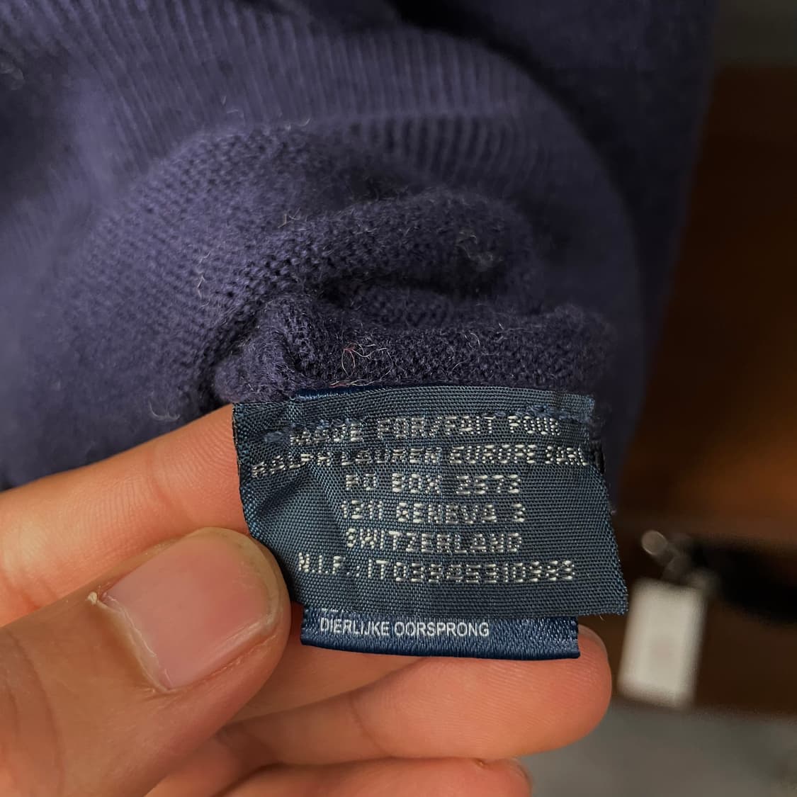 90s 폴로 랄프로렌 하프 집업 코튼 니트 스웨터 상품이미지8