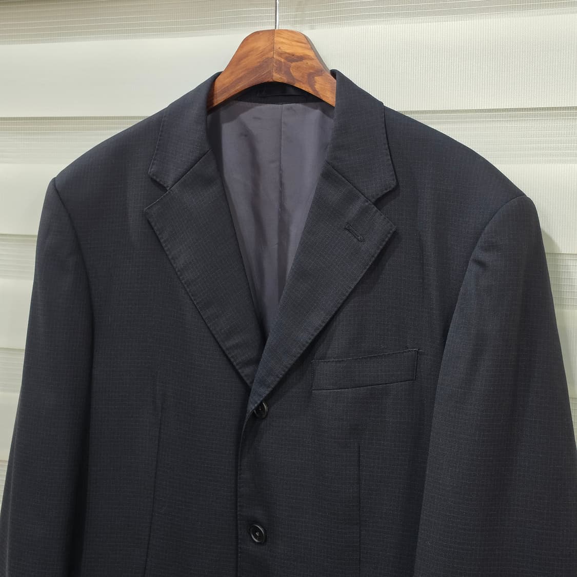 타케오키쿠치 잔체크 3버튼 블레이져 자켓- L-XL 상품이미지2