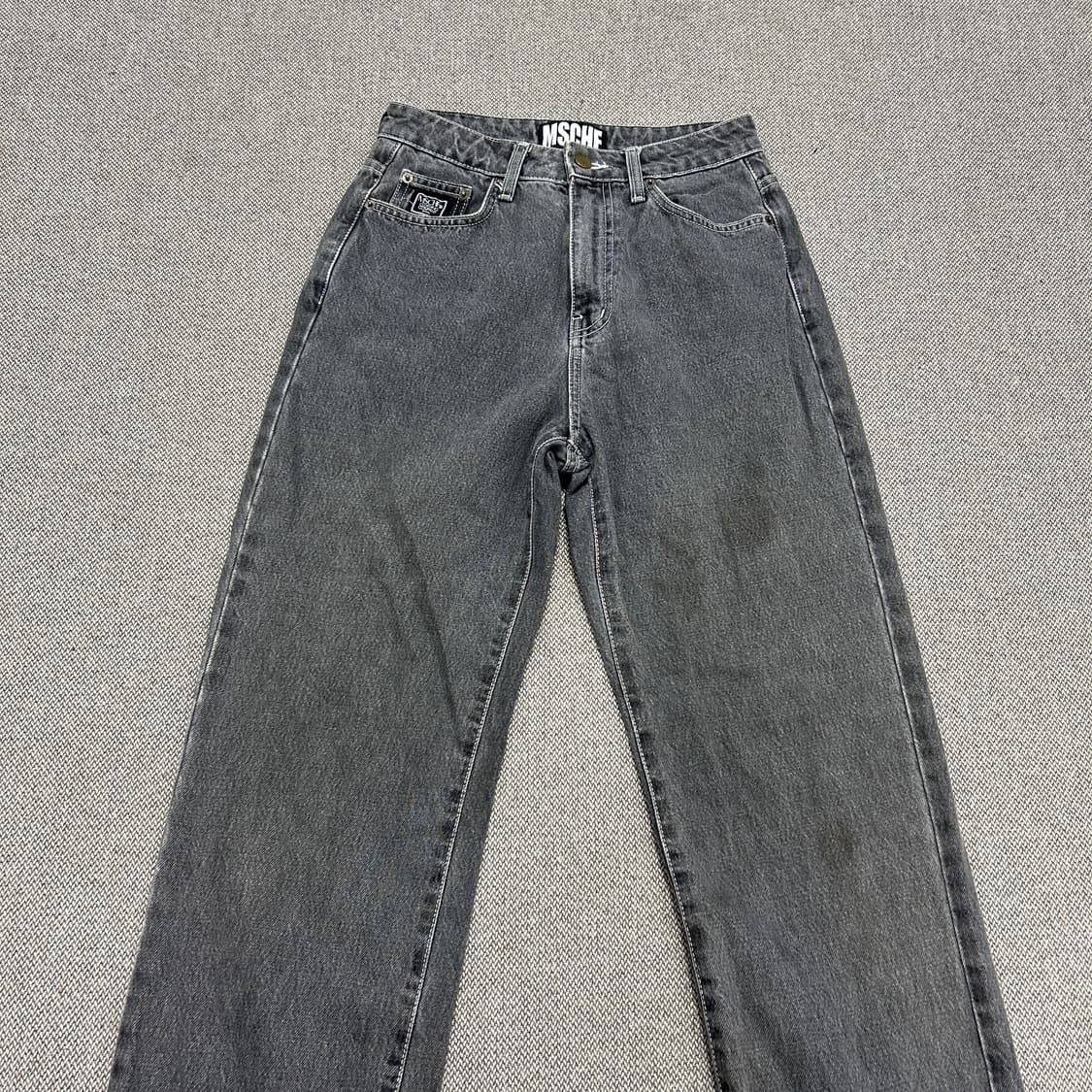 미스치프 그레이 흑청 데님팬츠(M) 상품이미지2