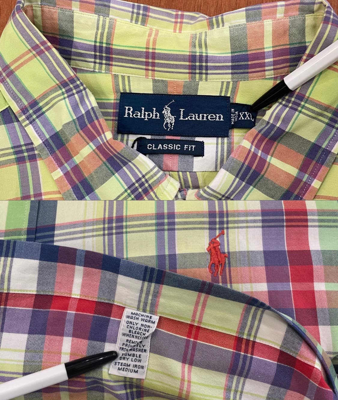 (2XL) POLO 폴로 랄프로렌 체크 셔츠 클래식핏 상품이미지9