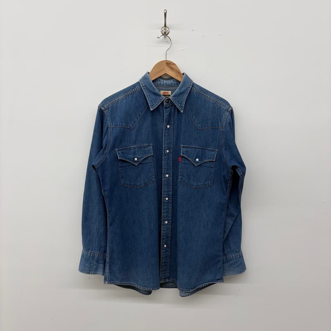 리바이스 데님 셔츠 웨스턴 스타일 M 상품이미지1