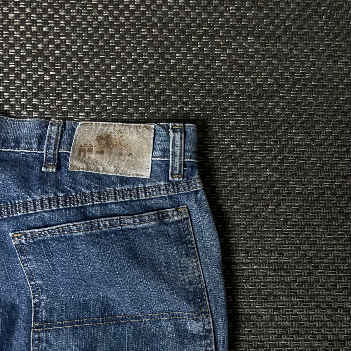 (38) 올드밀 중청 백카고 와이드 데님 팬츠 상품이미지6