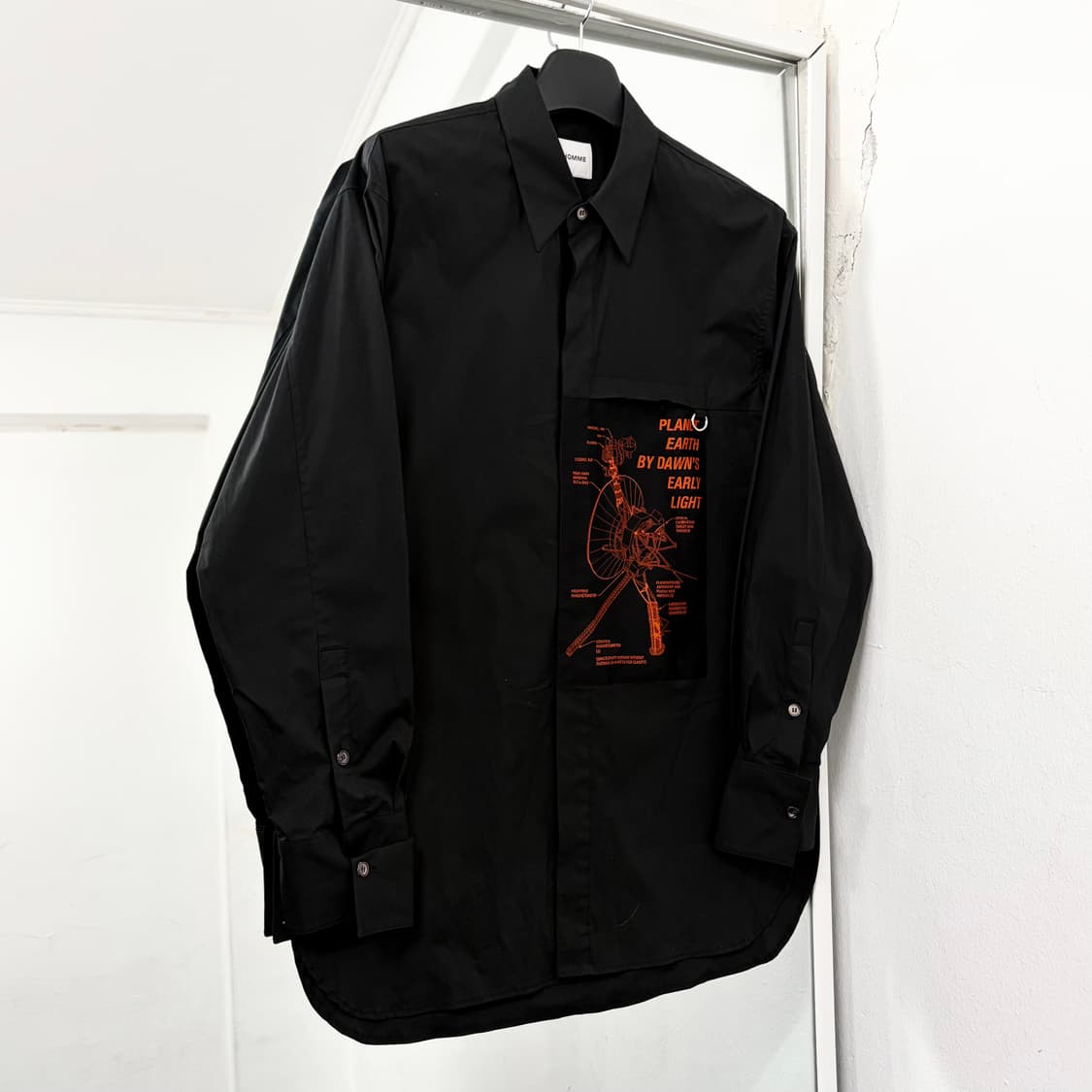 솔리드옴므 패치워크 셔츠 상품이미지4