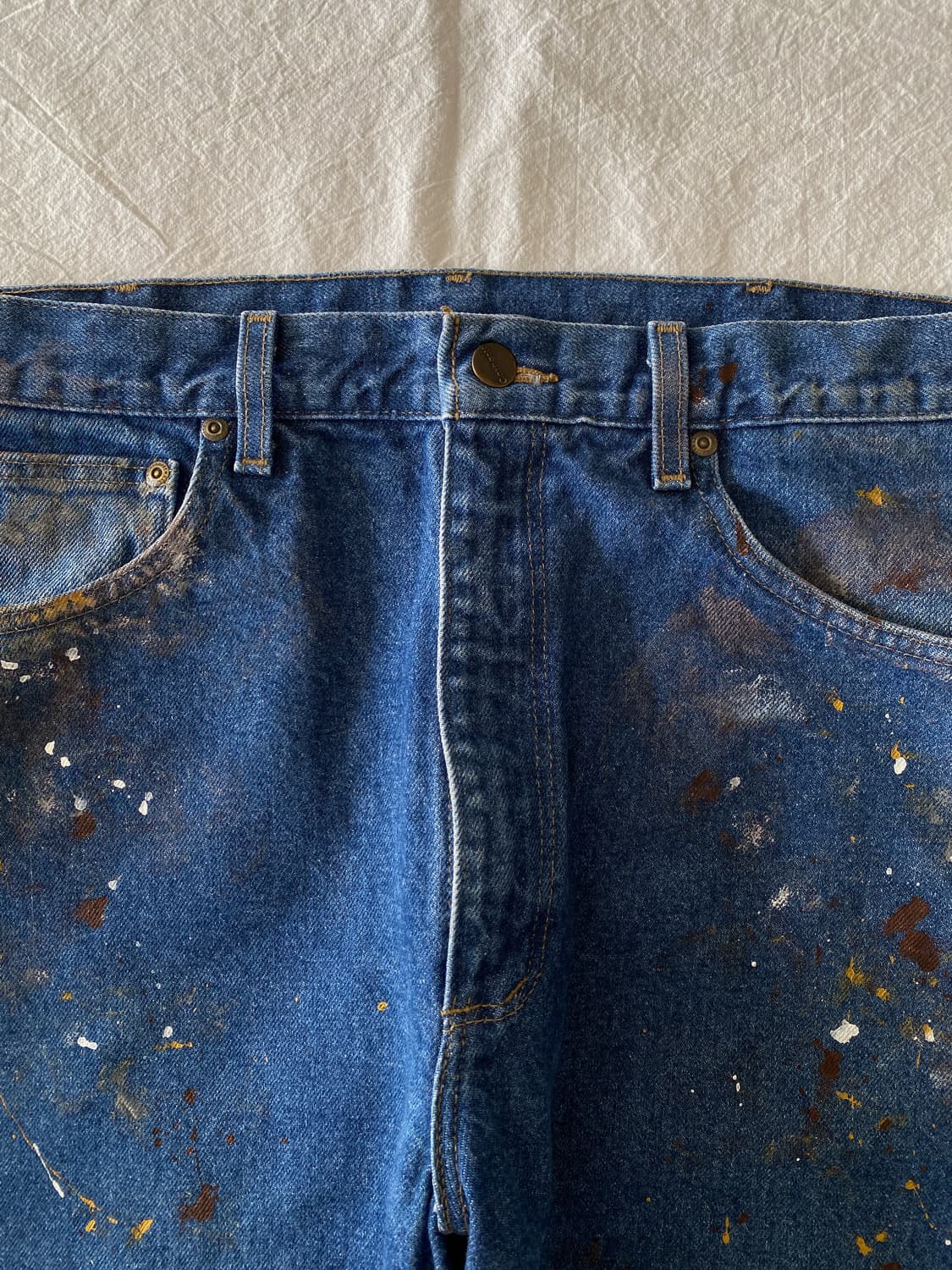 칼하트 페인팅 데님 팬츠 상품이미지4