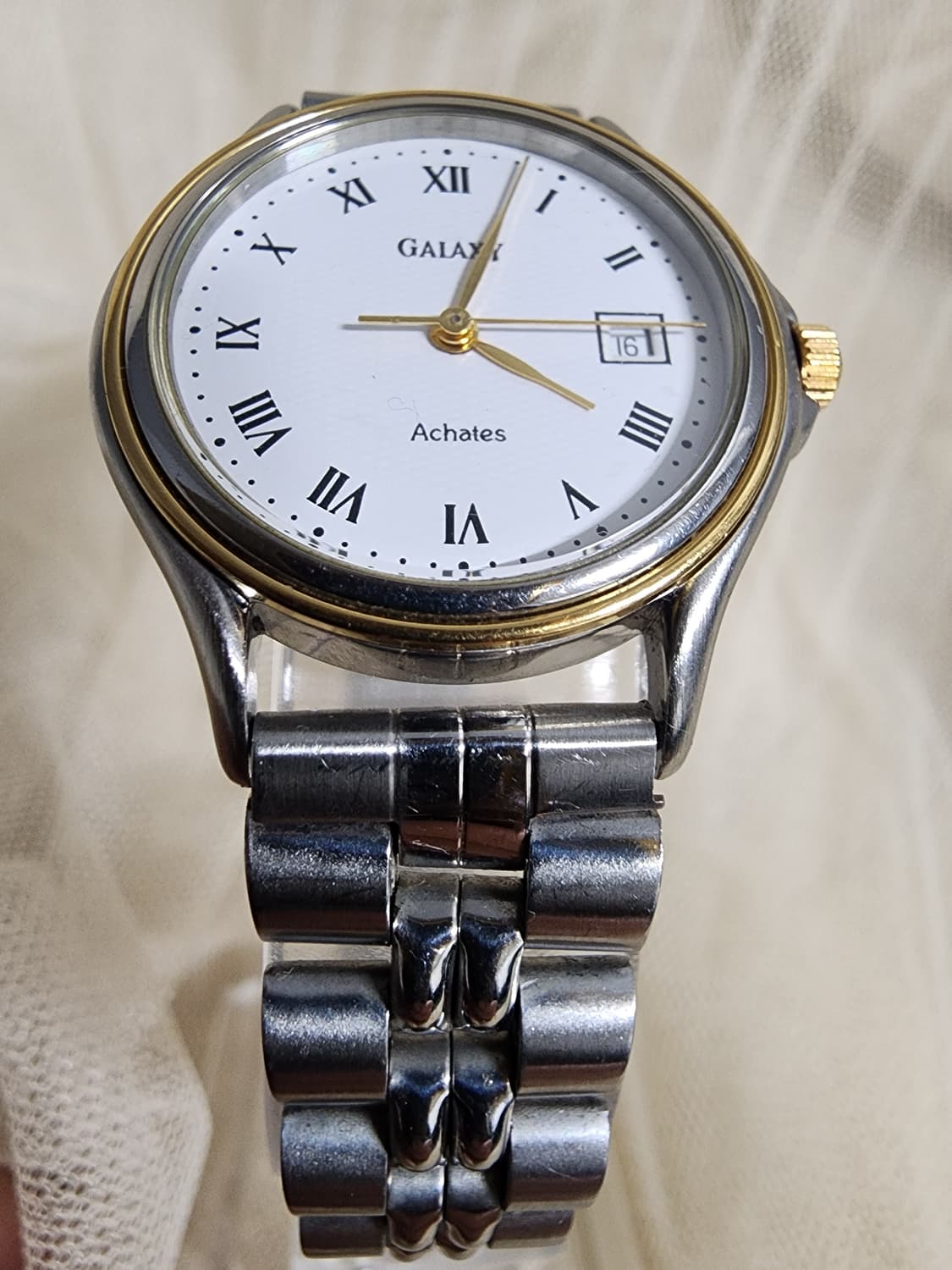 빈티지 갤럭시 Achates 쿼츠 여성콤비 시계 상품이미지6