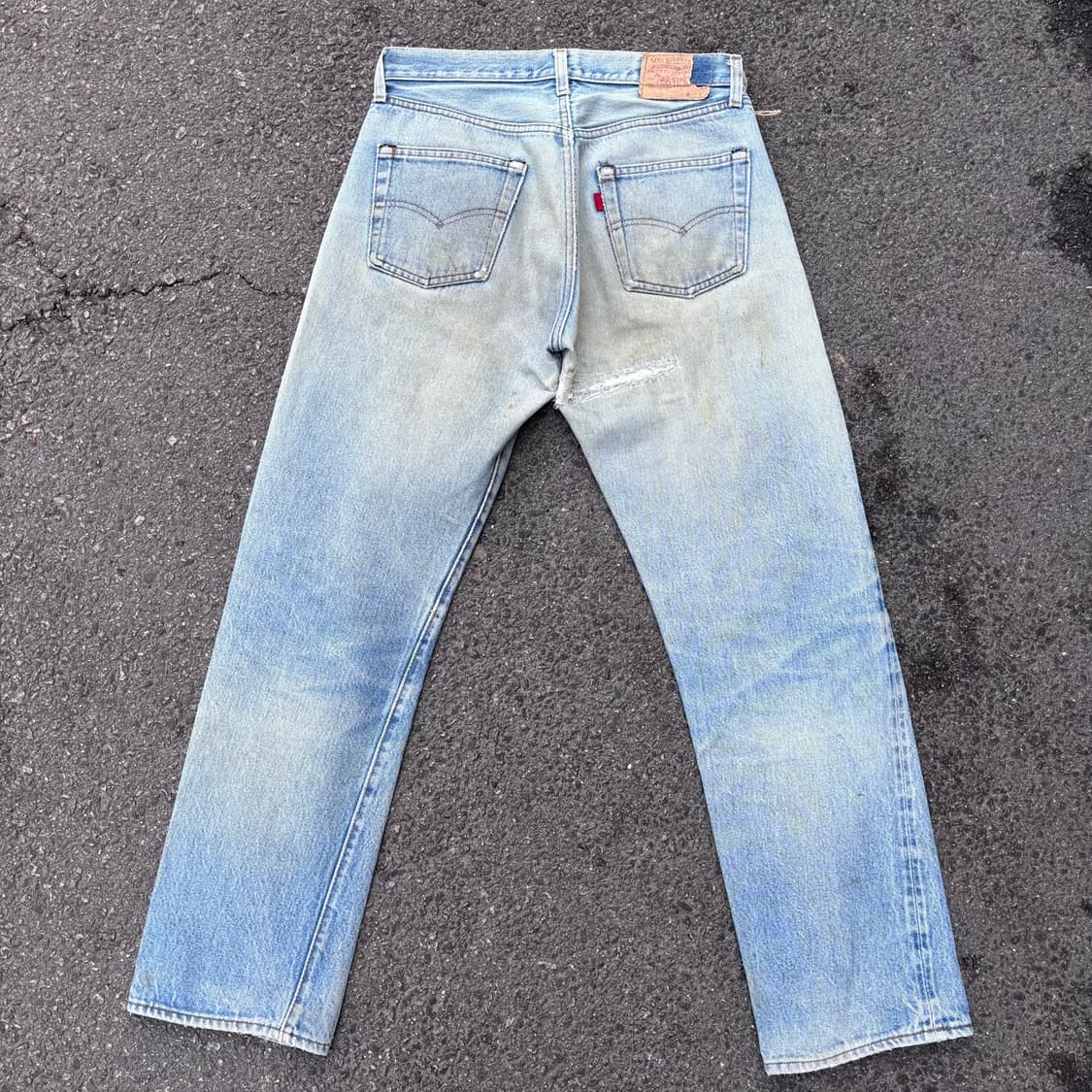 66후기 80년대 미국 리바이스 501 스몰e 셀비지 상품이미지5