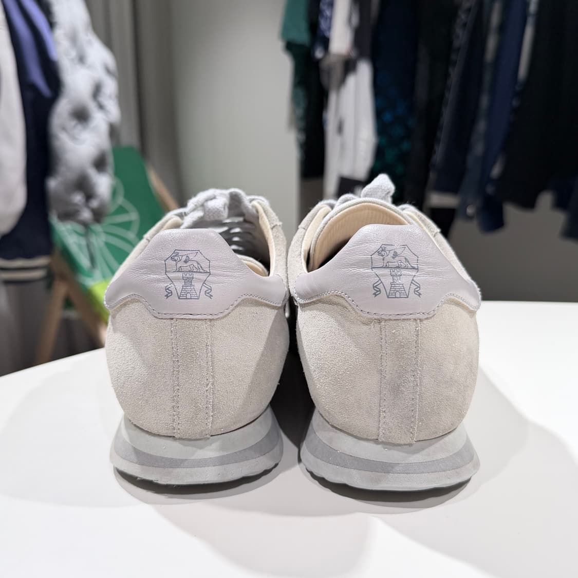 (A/40) / 브루넬로 쿠치넬리 로우탑 스웨이드 스니커즈 상품이미지4