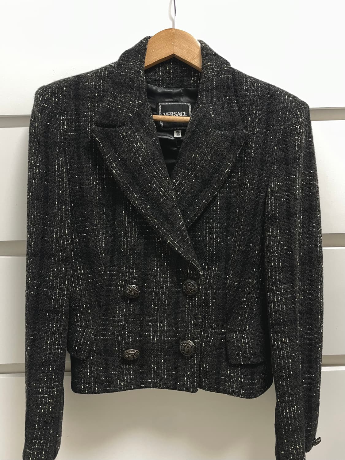 베르사체 진스 쿠튀르 트위드 자켓 상품이미지1