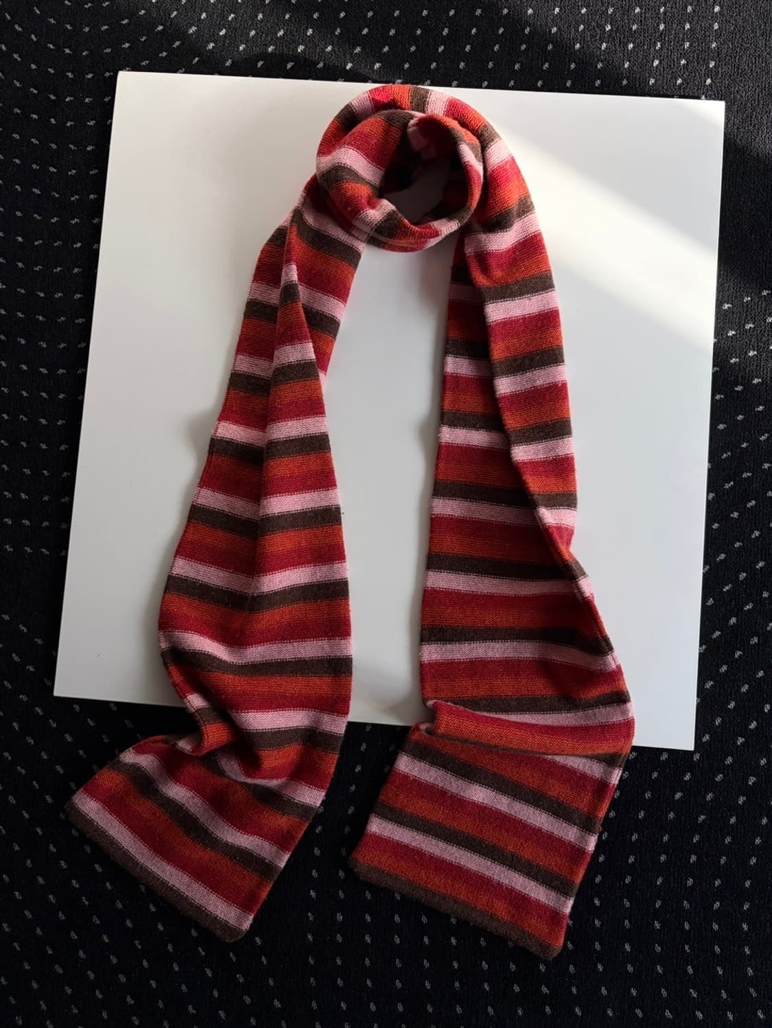 stripe patterned muffler 상품이미지1