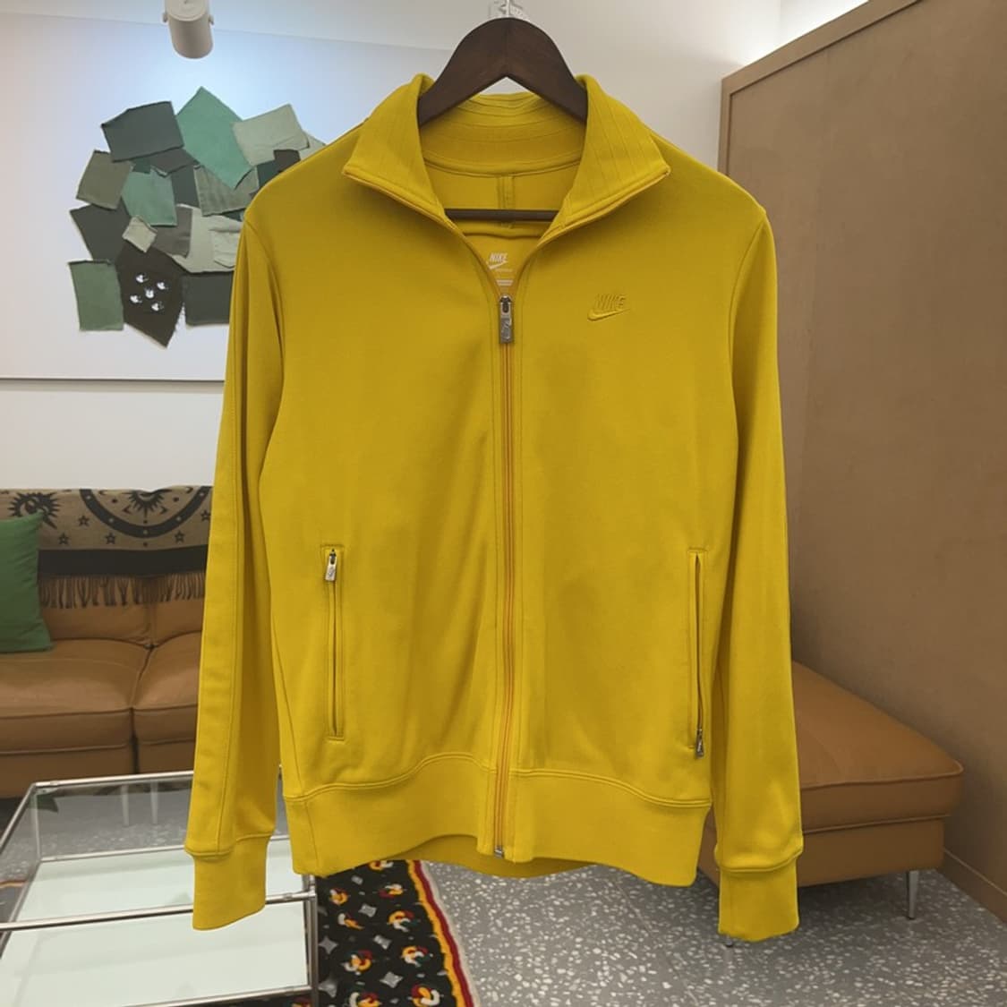 나이키 Y2K 90's 옐로우 머스타드 져지 집업 L C08299 상품이미지3