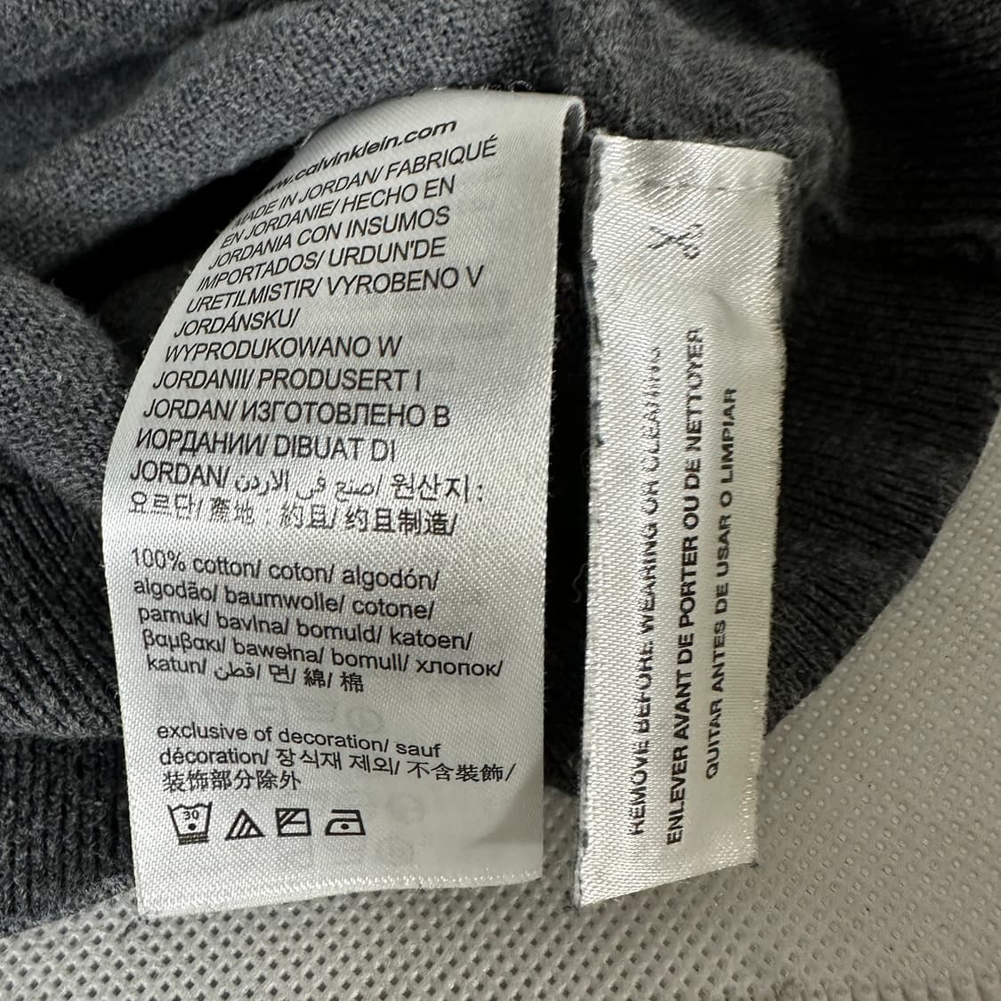 캘빈클라인 수피마코튼 니트 상품이미지4