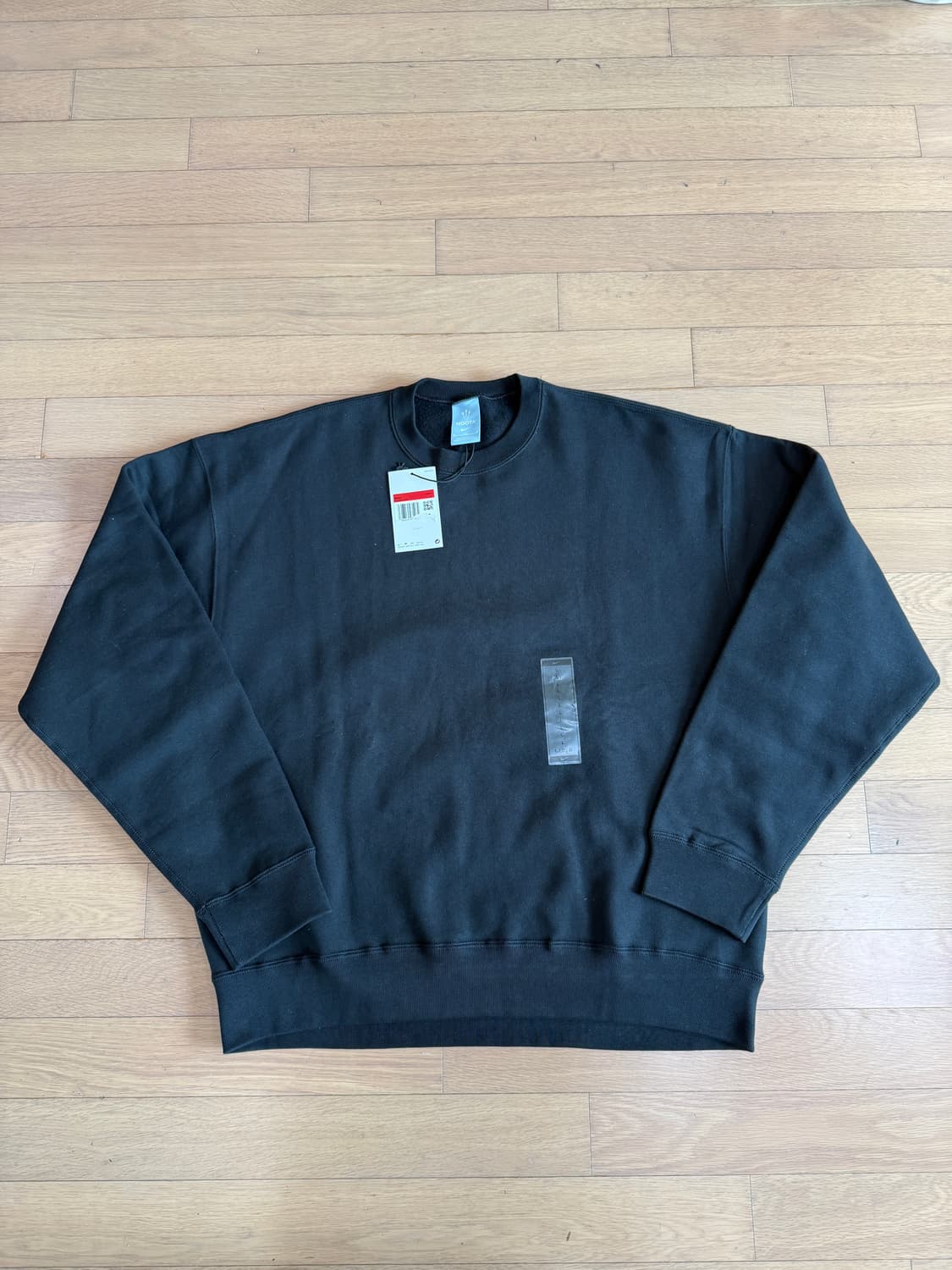 [L] 나이키 nocta 녹타 무지 블랭크 크루넥 맨투맨 스웻셔츠 블랙 상품이미지1