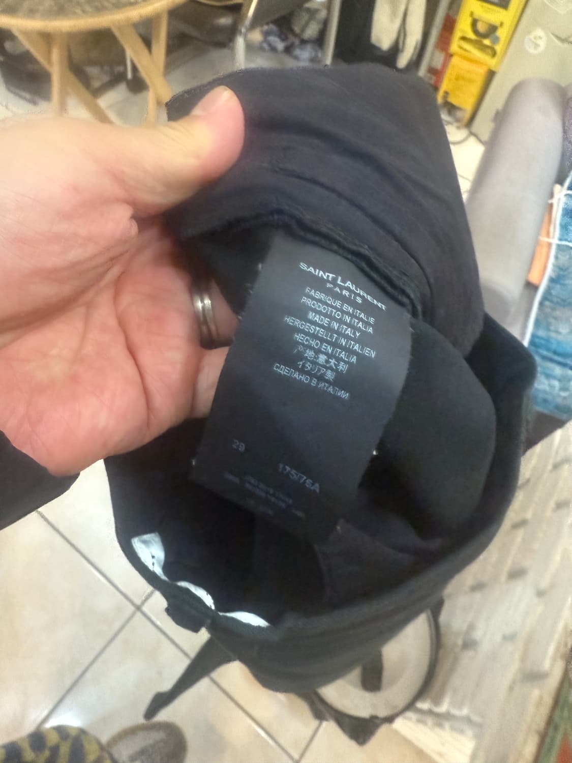 30 정품 생로랑 코튼바지 팝니다 상품이미지3