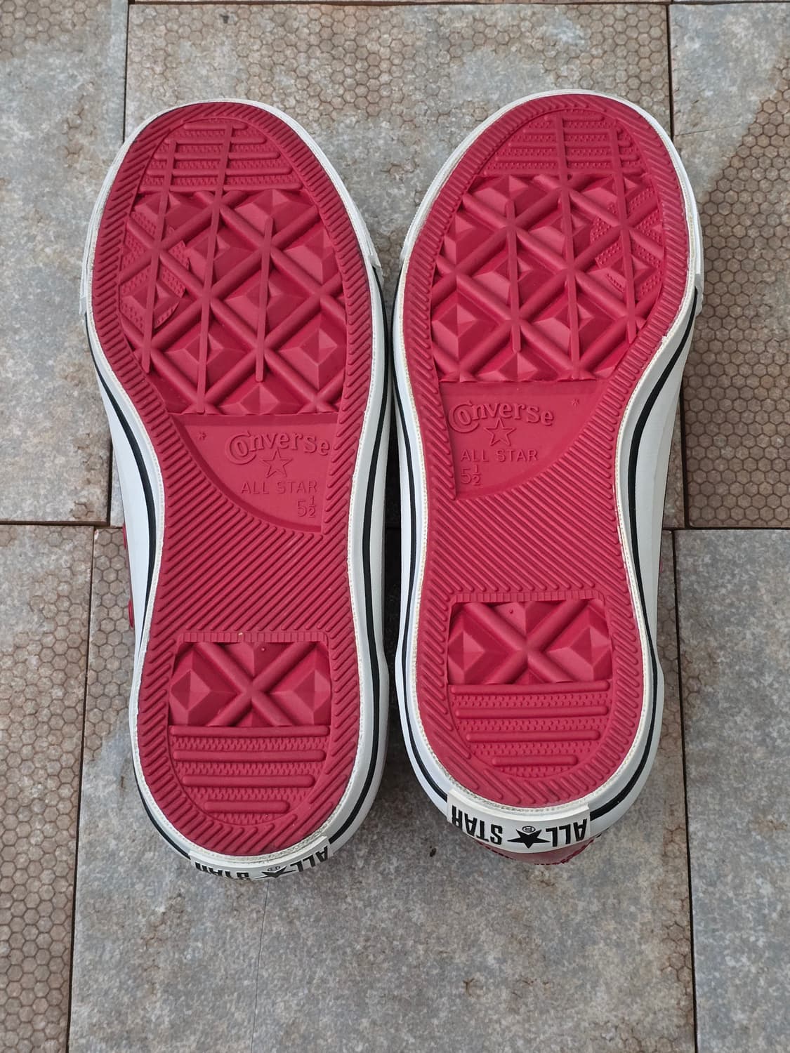 (245)컨버스 빈티지 올스타 시크 ox 레드 로우  상품이미지8