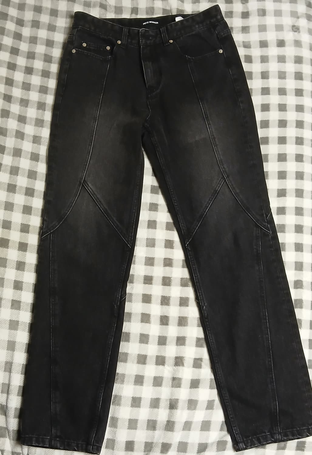 피스워커 블랙 데님 팬츠 L 상품이미지4