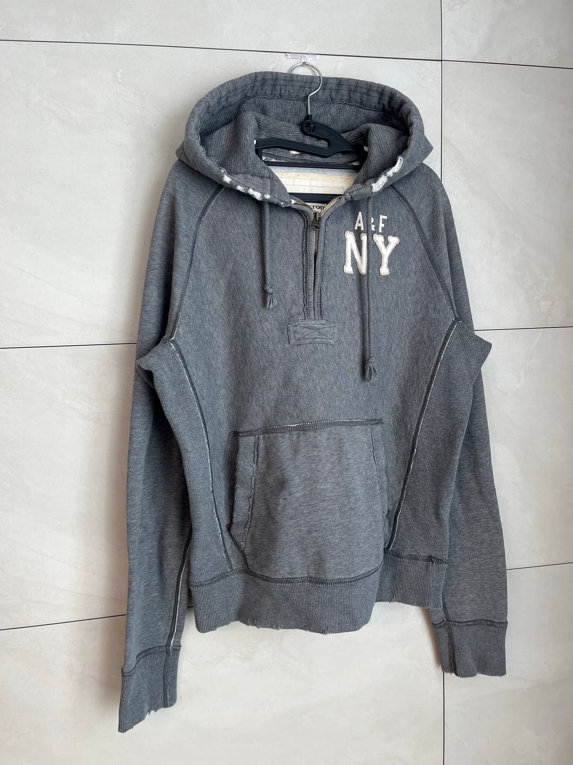 민트급 아베크롬비 A&F 하프 후드집업 (M)  상품이미지2