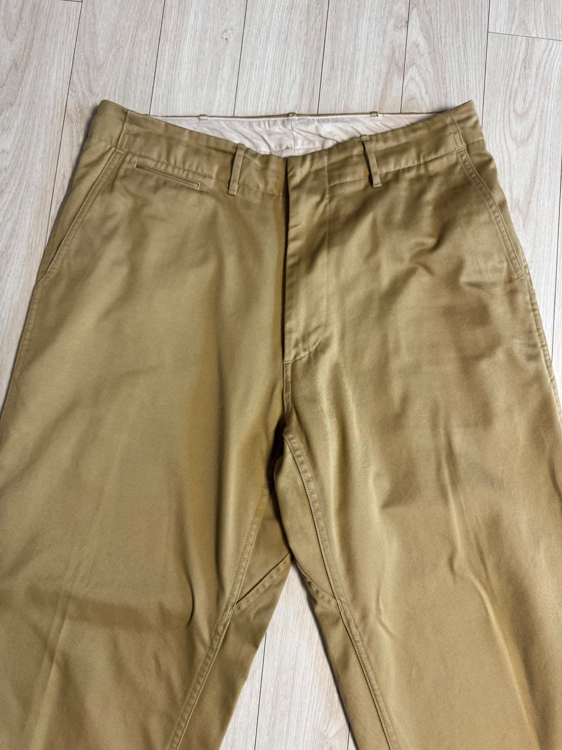 나나미카 와이드 치노 34 카키베이지 상품이미지3