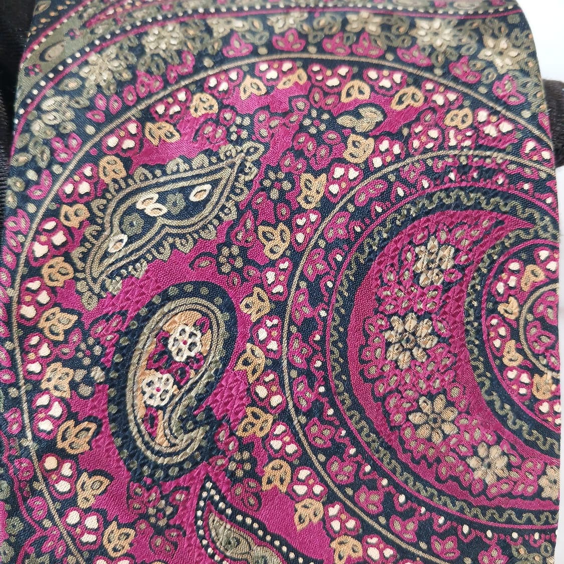 산 조르지오 실크 그린 페이즐리 넥타이 9.9cm A+등급 A18437
 상품이미지8