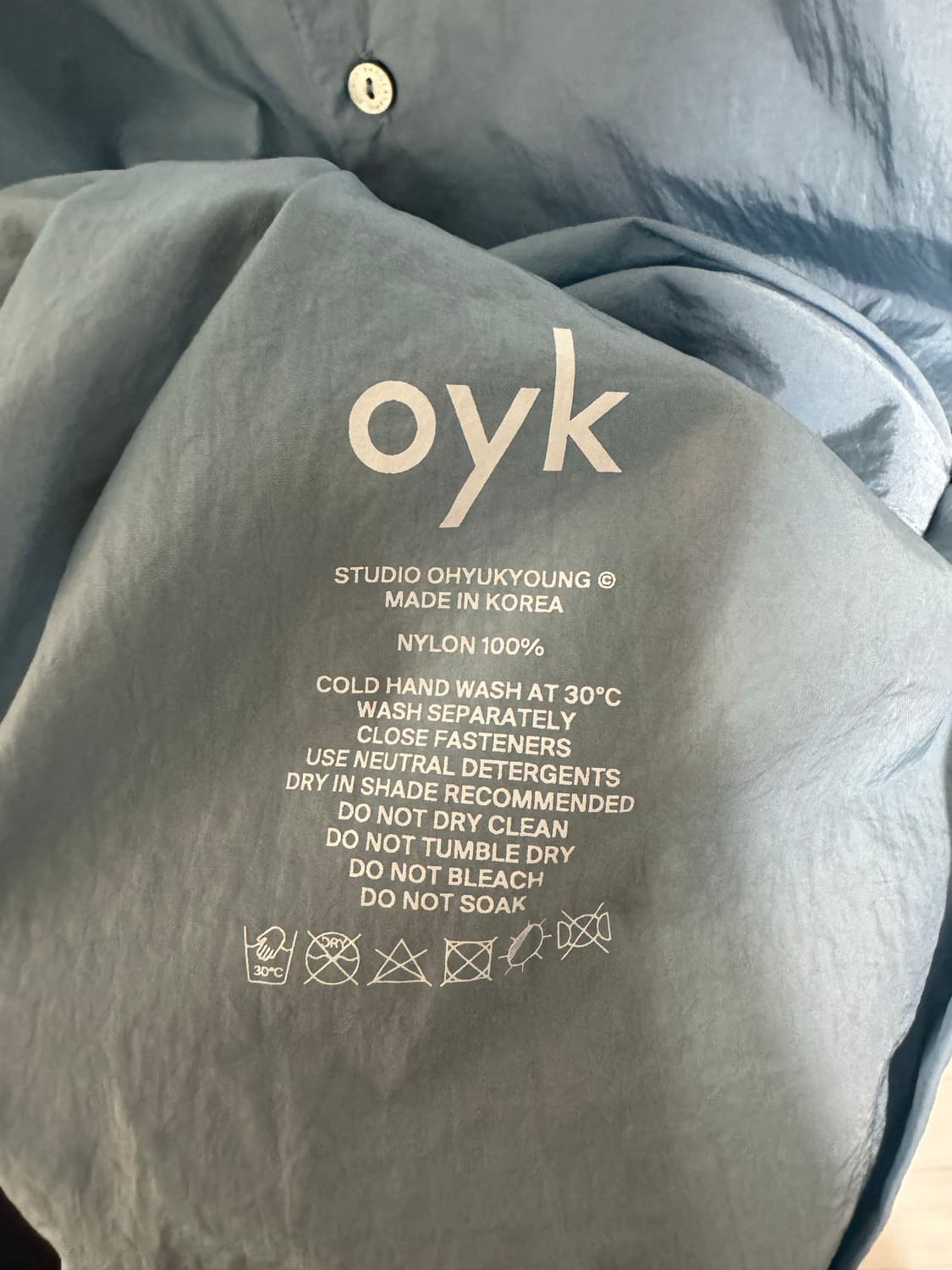 OYK 나일론 셔츠 상품이미지3