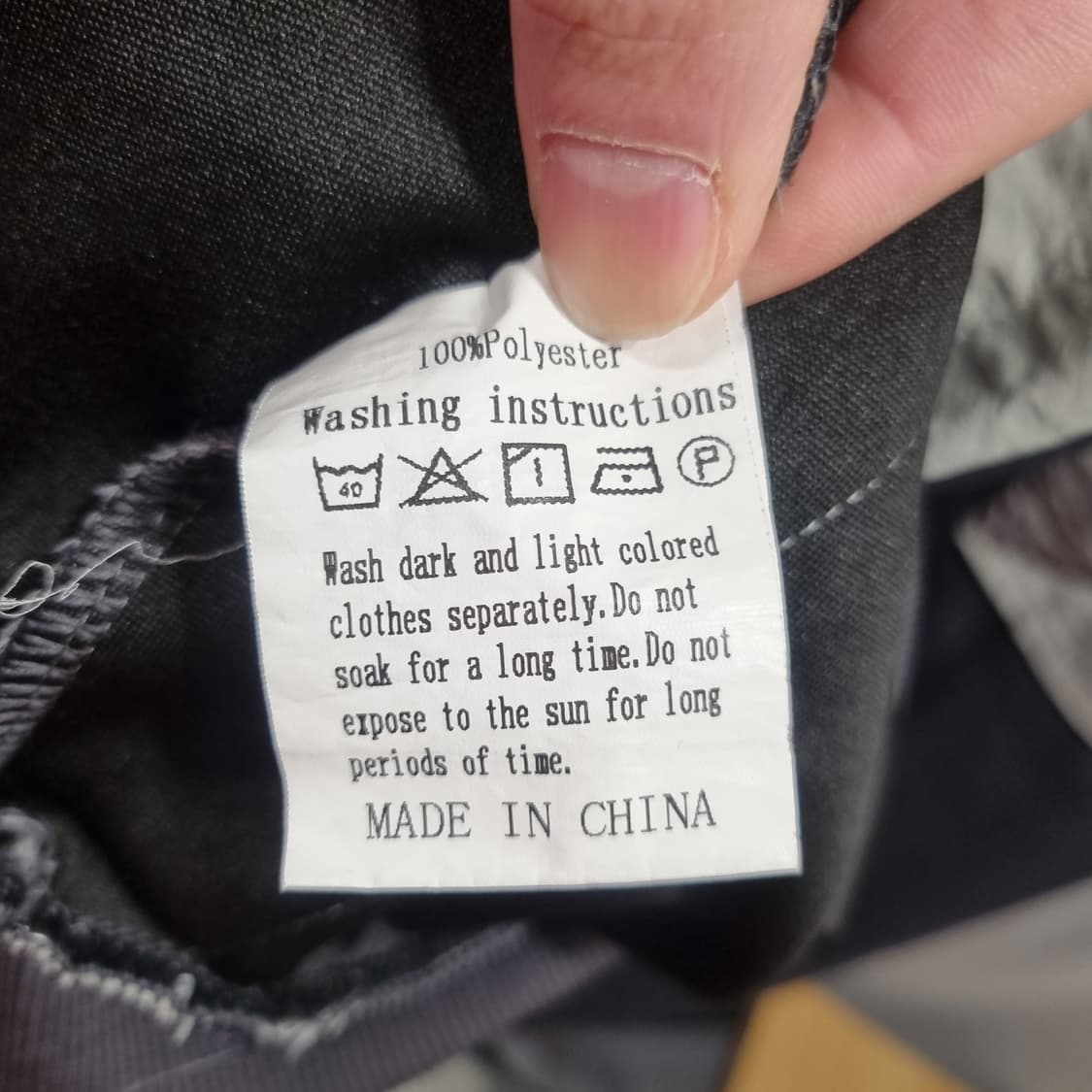 배색 그레이 맨투맨 티셔츠 상품이미지3