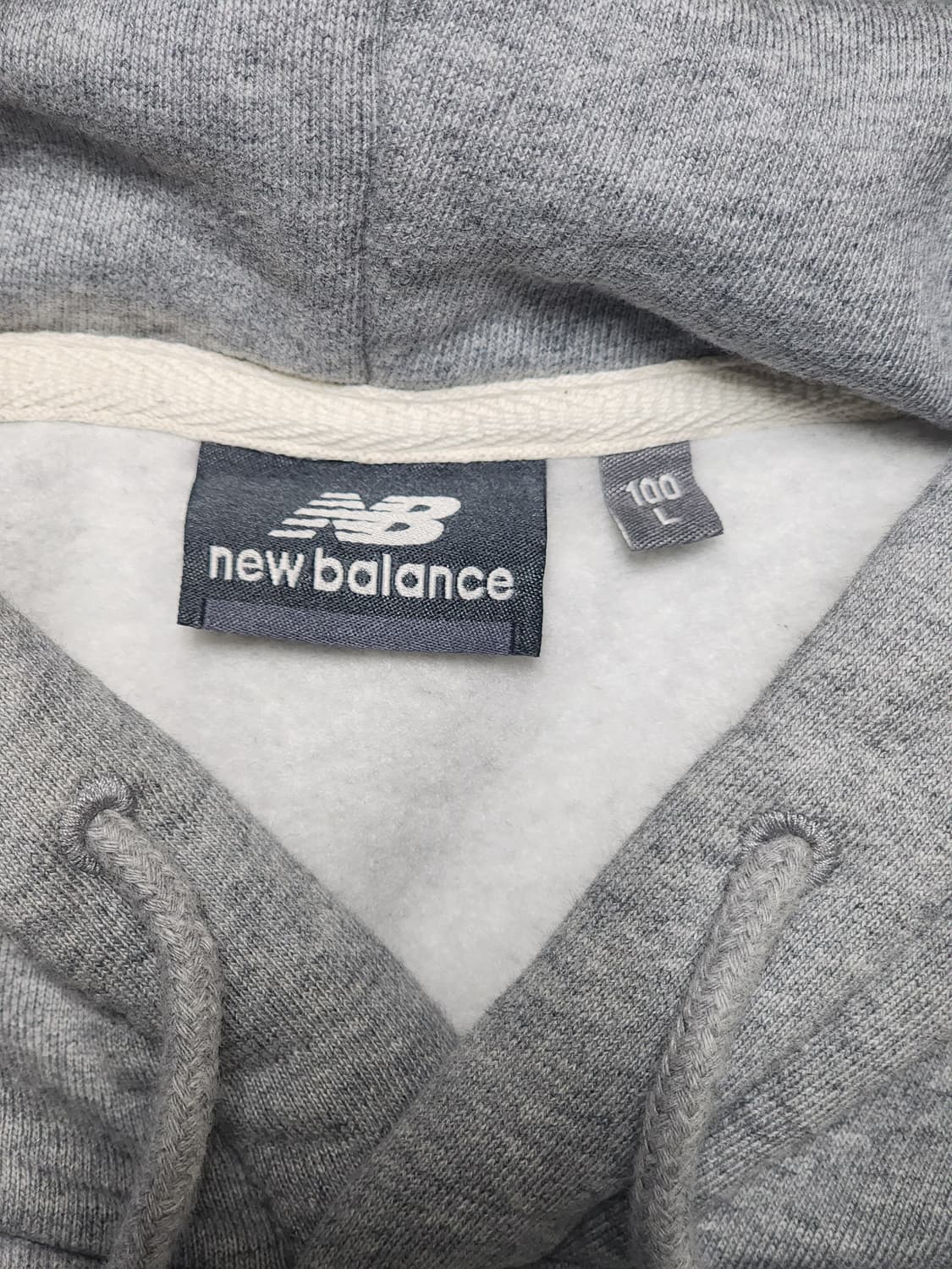 뉴발란스 회색 후드티 L (100) 상품이미지6