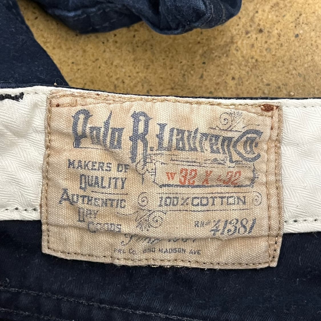 [정품/32] 폴로 랄프로렌 네이비 면바지 b18 상품이미지7