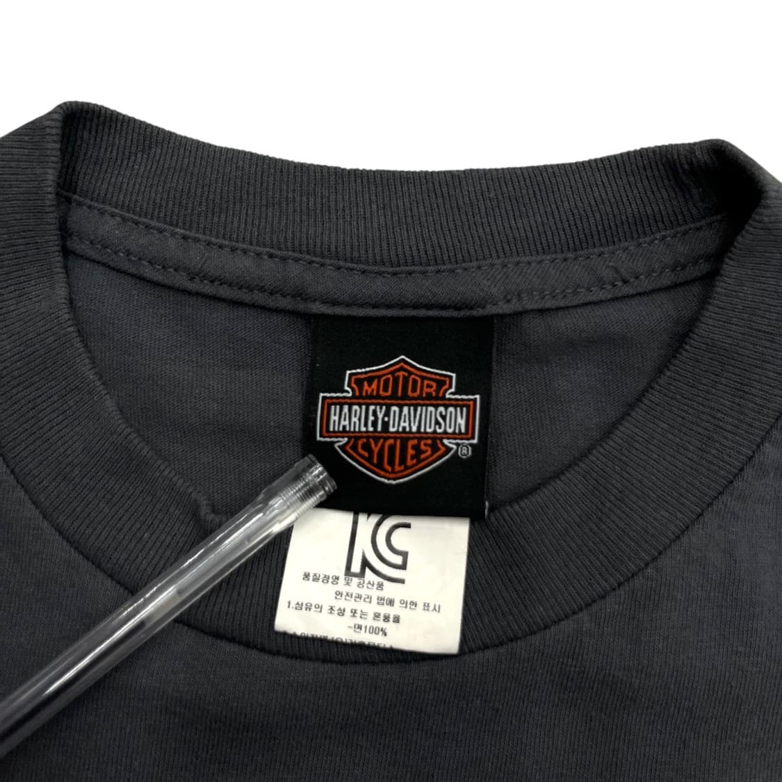 할리 데이비슨 프린팅 차콜 반팔 상품이미지5