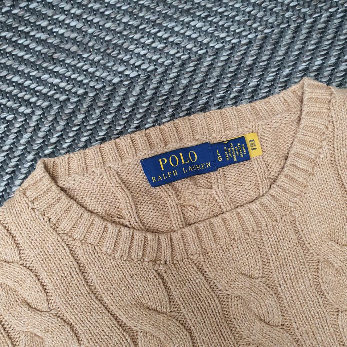 폴로 랄프로렌 케이블 긴소매 니트 남자105 상품이미지2