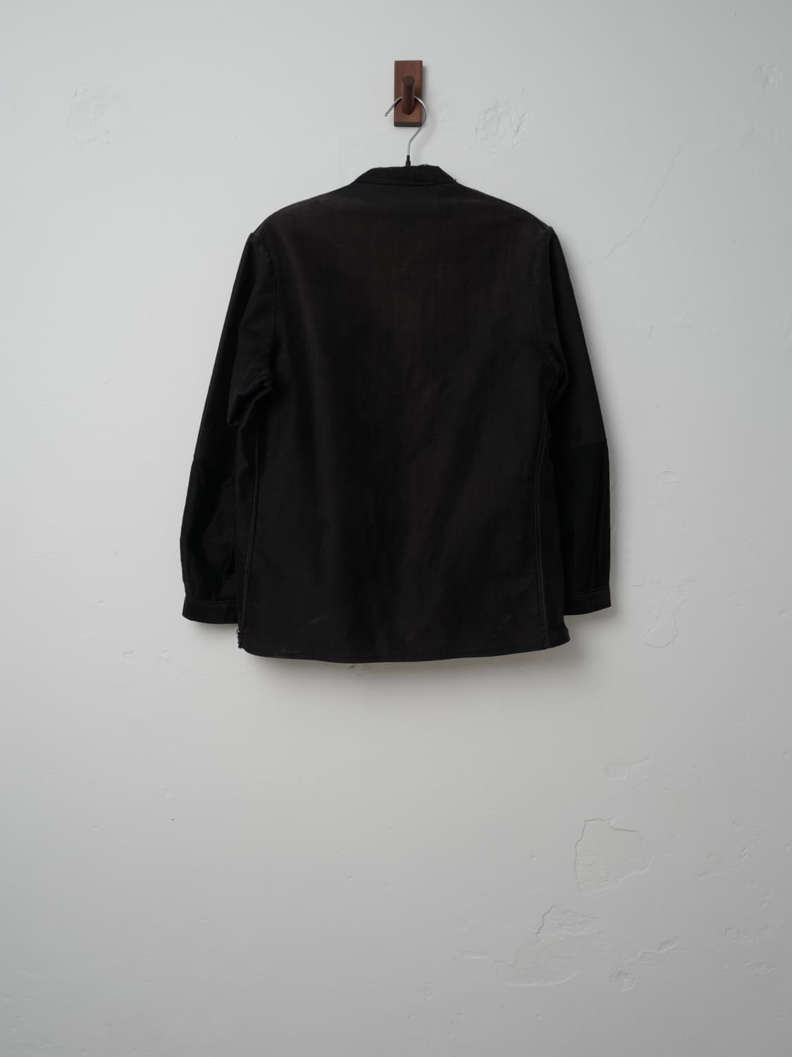 1940s 프렌치 빈티지 블랙 몰스킨 자켓 상품이미지3