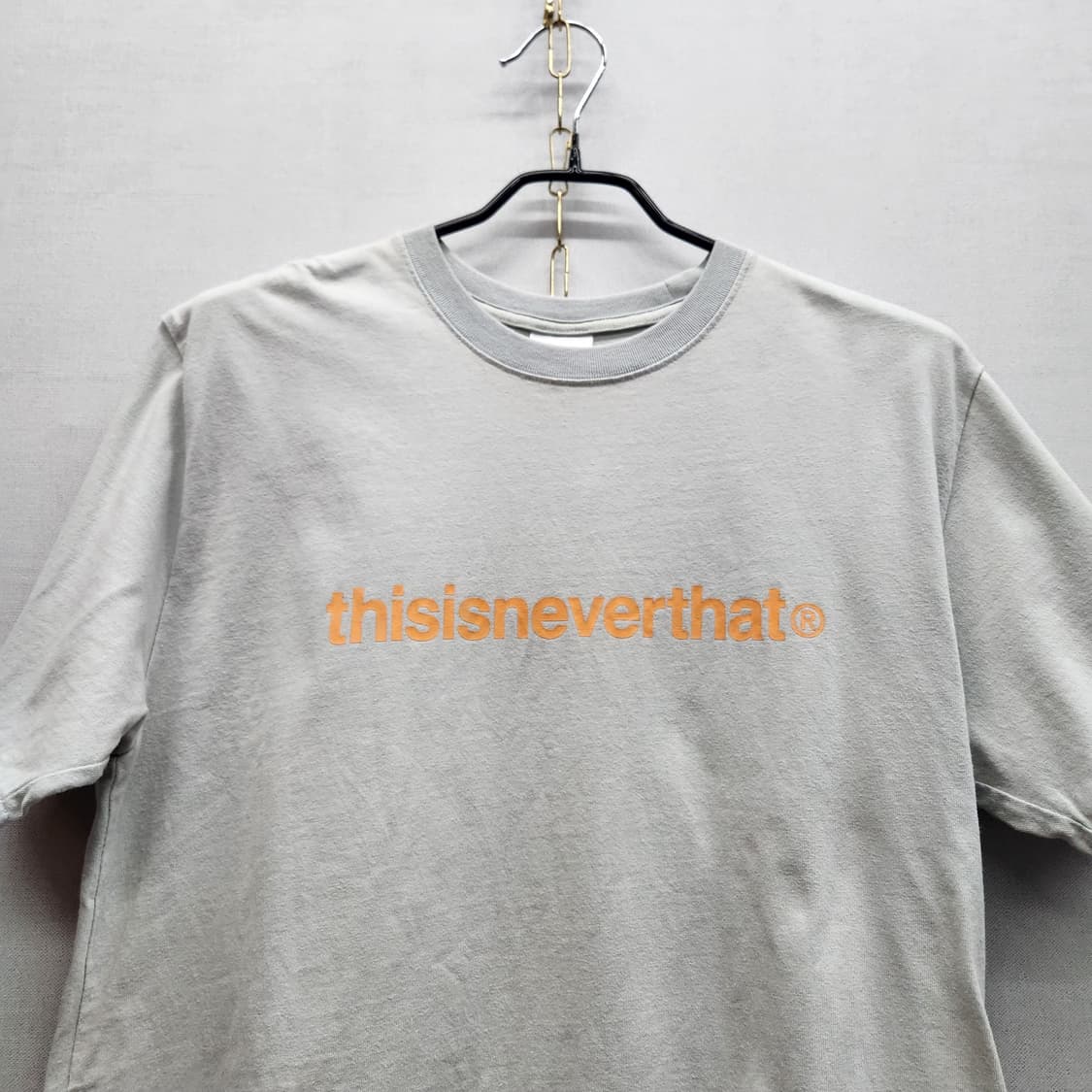 디스이즈네버댓 빅로고 프린팅 반팔티 S(M) 남여공용 상품이미지2