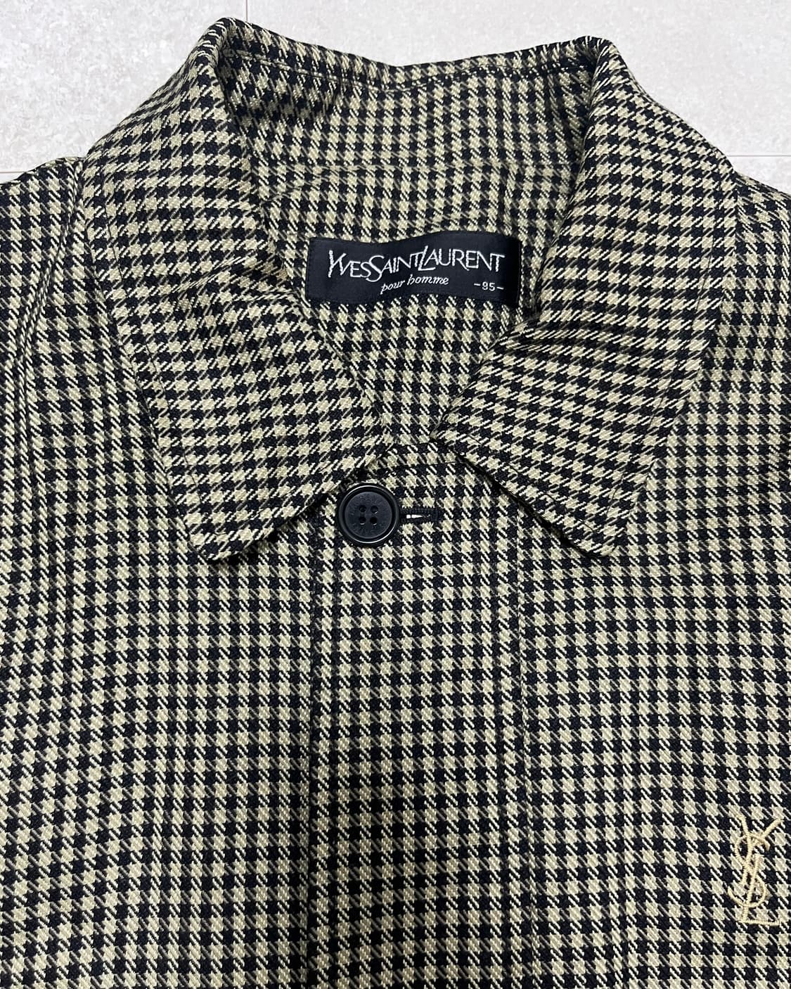 입생로랑 체크패턴 자켓 상품이미지2