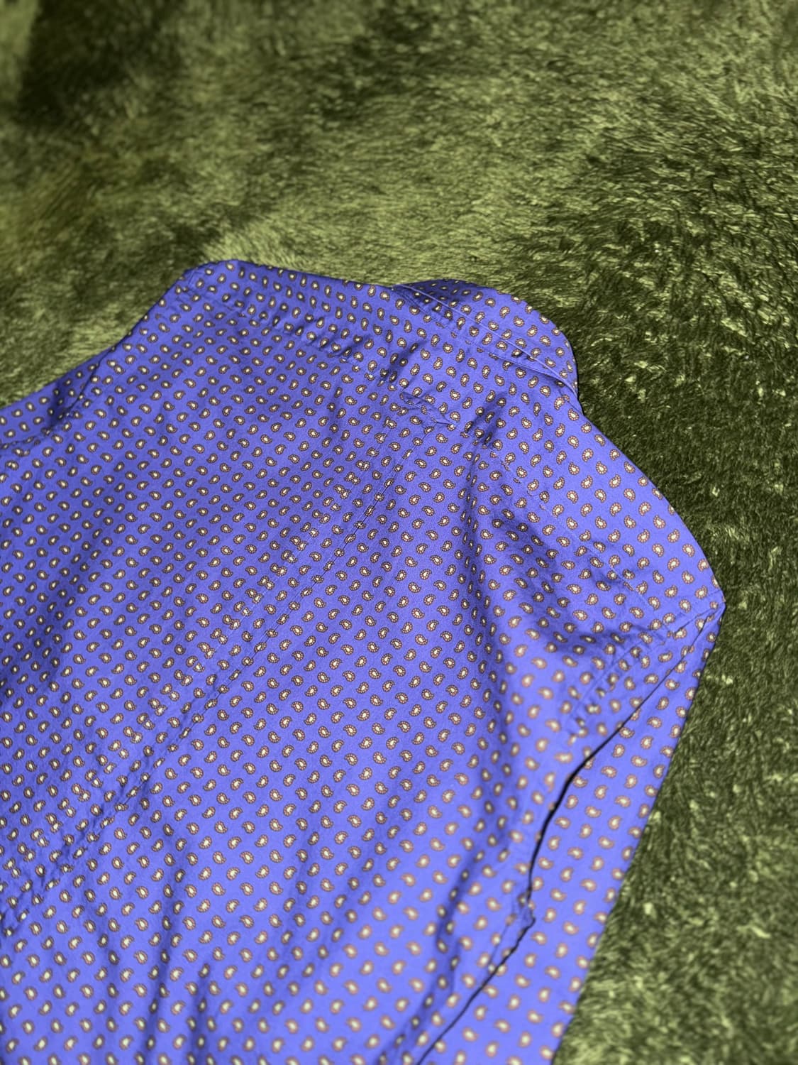 프레드페리 X 드레익스 버튼다운 페이즐리 셔츠 퍼플 상품이미지8