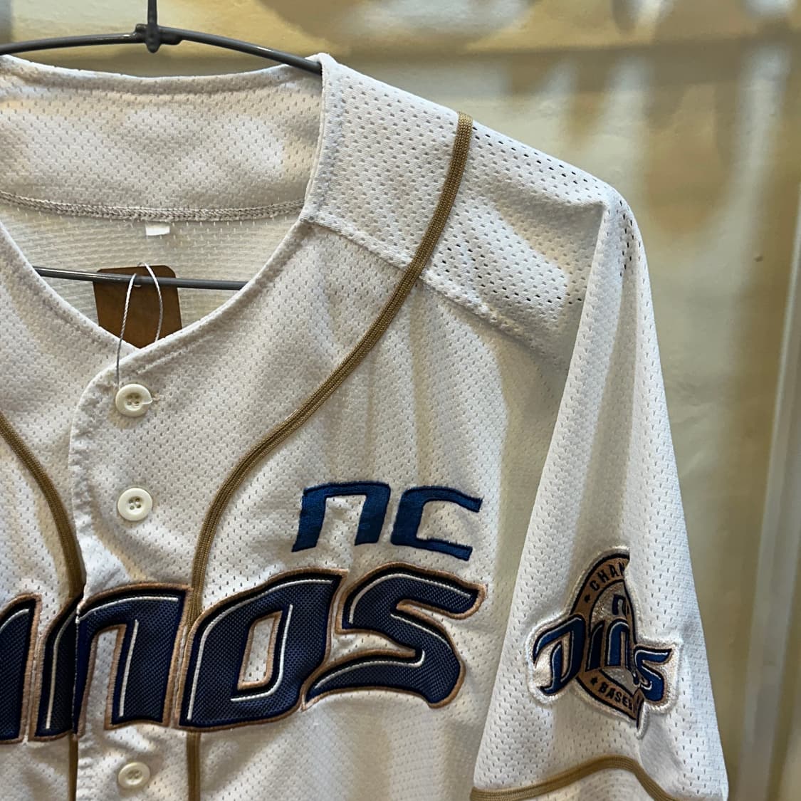 NC 다이노스 야구 유니폼 화이트 상품이미지2