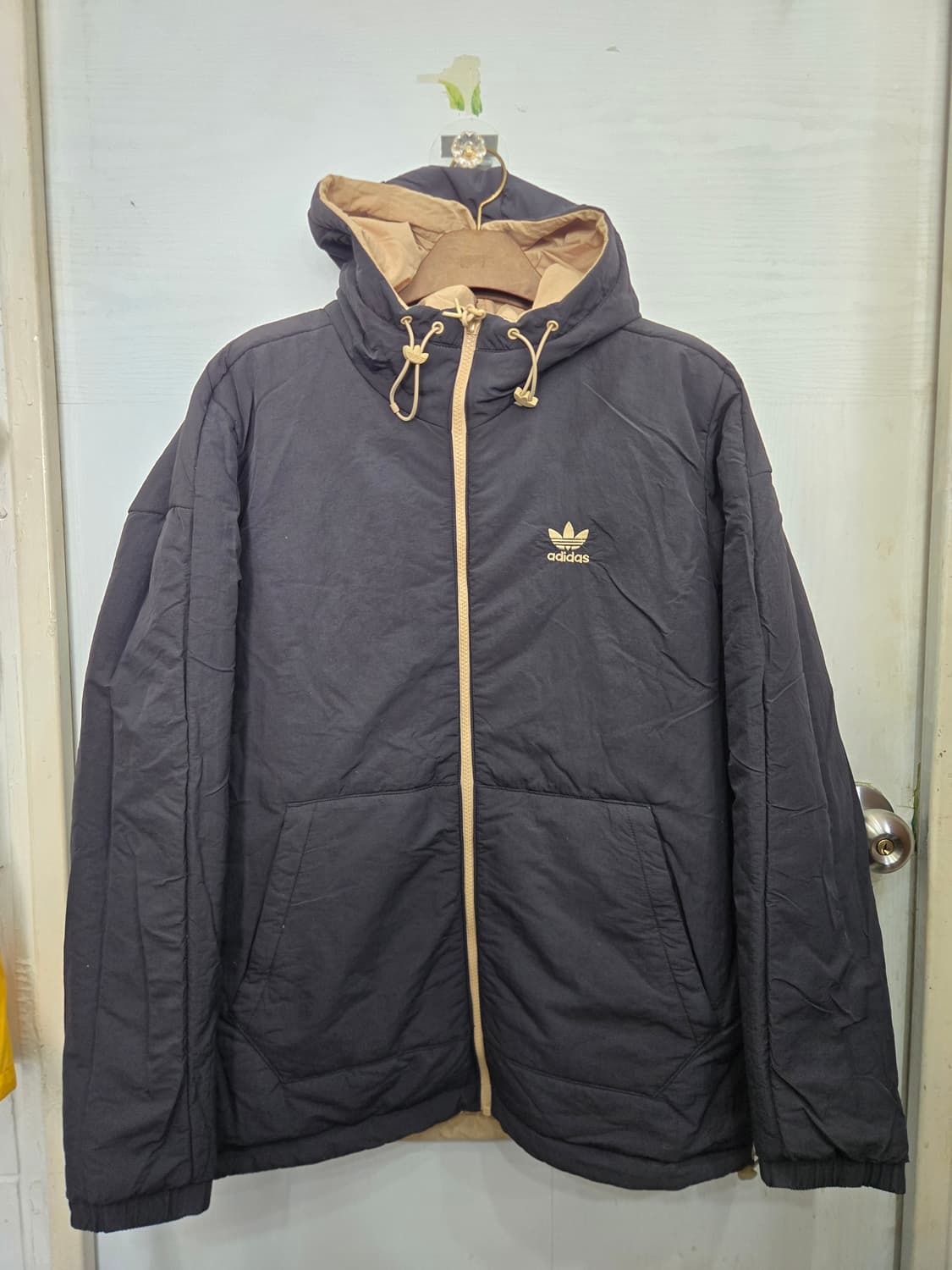 105,XL,US M사이즈)) adidas 아디다스 양면 두꺼운 점퍼! 상품이미지4