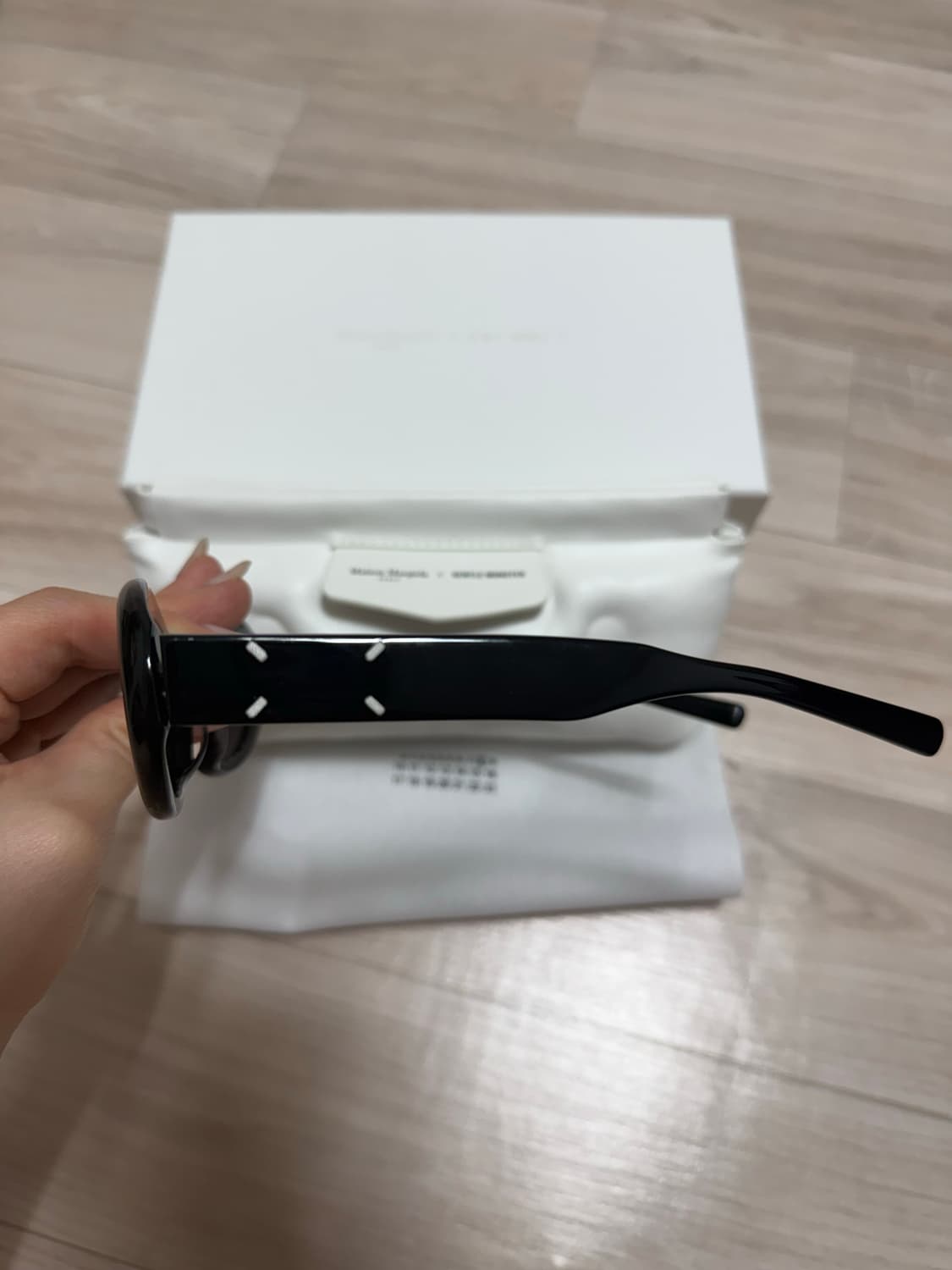 메종 젠몬 콜라보 선글라스 판매합니다 상품이미지3